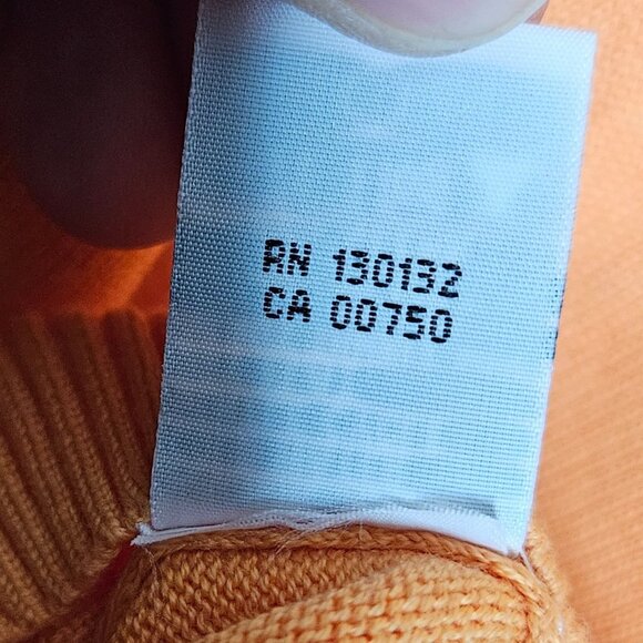 Bobby Jones Sweater Mens Large Tangerine Pima Cotton Lightweight Preppy Golf NEW - Picture 9 of 9